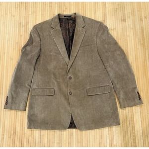 Lauren Ralph Lauren Sport Coat Mens 46L Brown Corduroy Suit Blazer Jacket